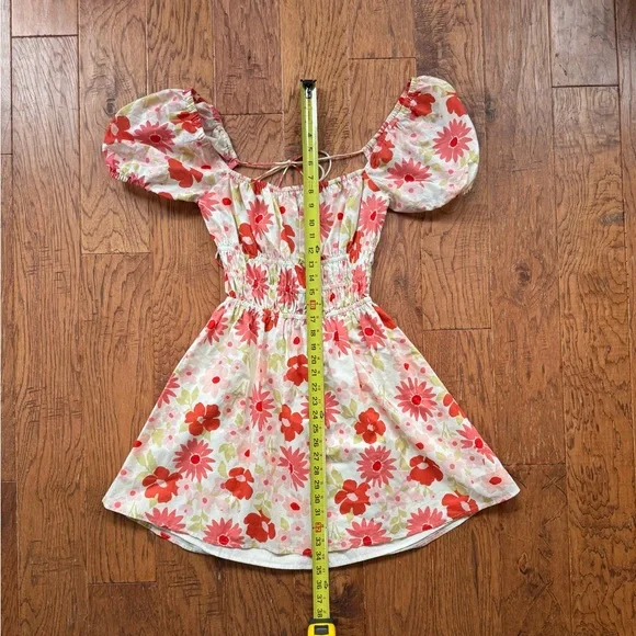 Sabo Skirt Darling Floral Mini Dress Womens Size S - Picture 6 of 11